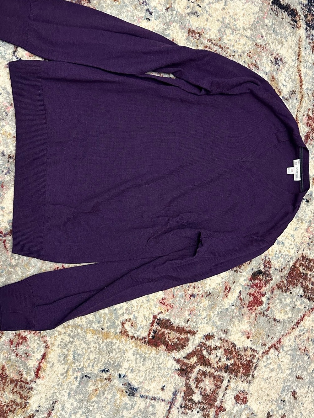 GAP Deep Purple V-Neck Sweater